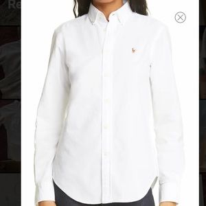 White button up Ralph Lauren